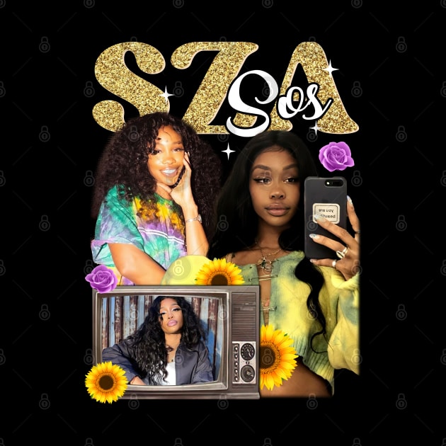 Hip Hop Fanart SZA SOS by Planet of Tees