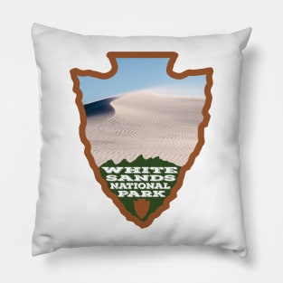 White Sands National Park photo arrowhead Pillow