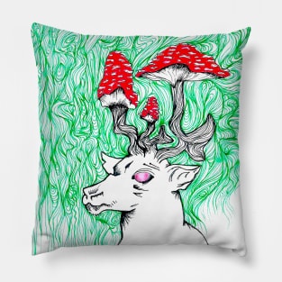 Sick Deer Pillow