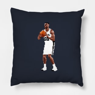 David Robinson Pixel Free Throw Pillow