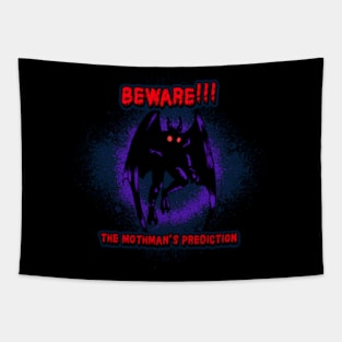 Beware The Mothman Graphic Tapestry