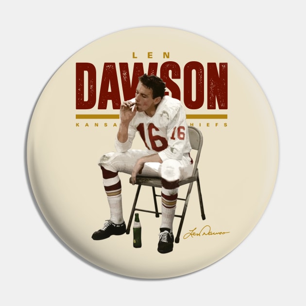 Len Dawson Halftime Pin by Juantamad