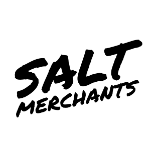 Salt Merchants Marker Logo - Black T-Shirt