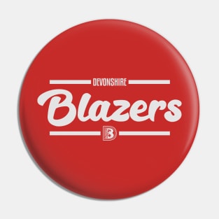 Wordmark Blazers Pin