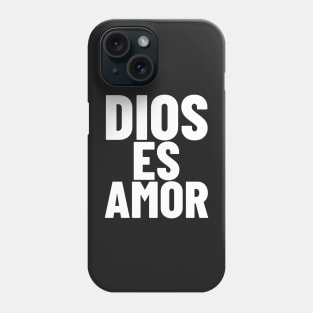 1 John 4-8 God Is Love Spanish Bible Verse Phone Case