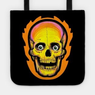 Vintage style Halloween Skull Tote