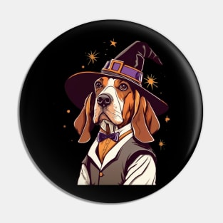 Basset Hound Pumpkin Pin