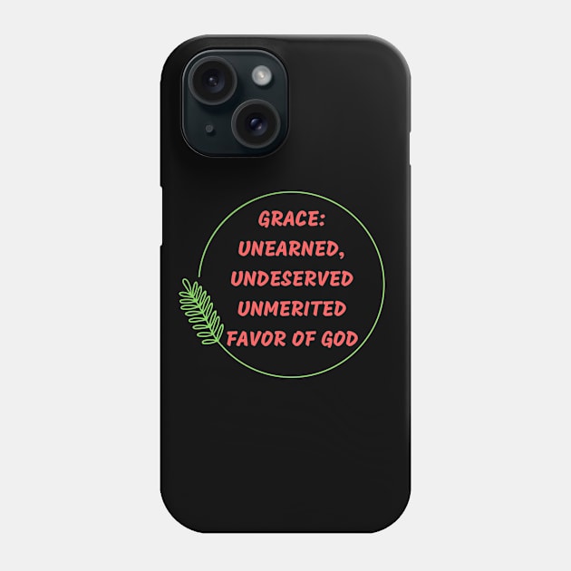 Grace | Christian Phone Case by All Things Gospel
