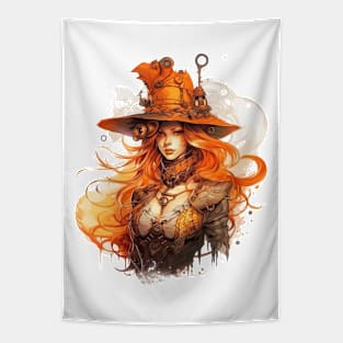 Steampunk Witch #6 Tapestry