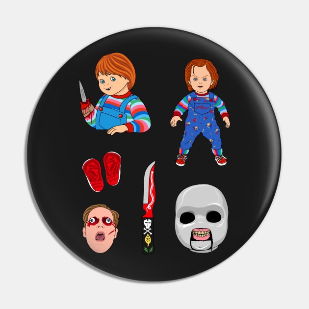 Chucky | Childs Play Sticker Set Pin by Jakmalone