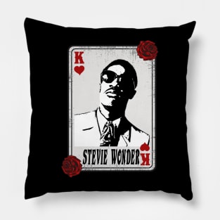 Vintage Card Stevie Wonder Pillow