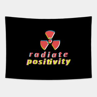 Radiate Positivity - A Symbol Of Radioactive Element Tapestry