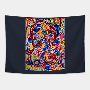 Abstract Map Tapestry