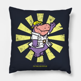 Peter Potamus Retro Japanese Pillow