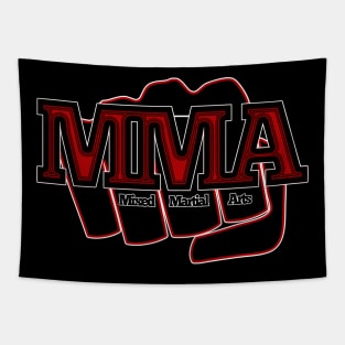 Mixed Martial Arts MMA Sports Tapestry