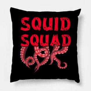 Squid Squad Pillow