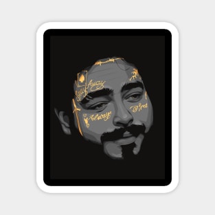 Post Malone Graphic Magnet