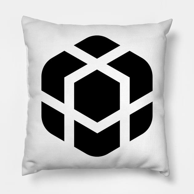 Cubo Redondeado Con Retrospectiva Pillow by MaykolMechan