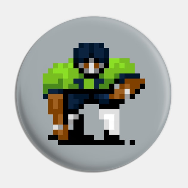 16-Bit Lineman - Seattle Pin by The Pixel League