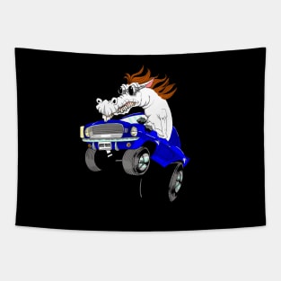 Blue Mustang!!! Tapestry
