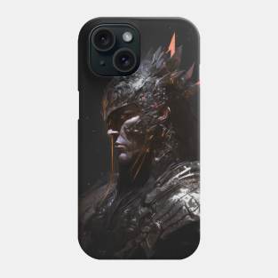 Warrior Portrait Fantasy Painting Dark Character Wild Spirit Epic Phone Case