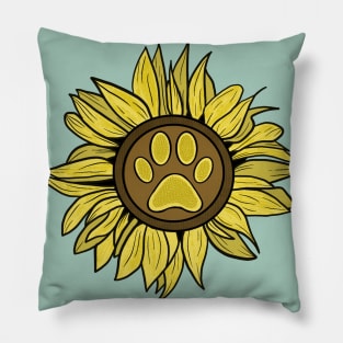 Dog Parent - Sunflower Design Pillow