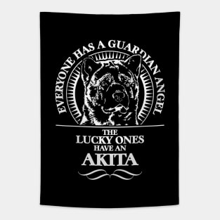 Proud Akita Guardian Angel dog saying Tapestry