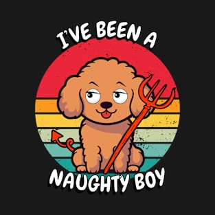 ive been a naughty boy - brown dog T-Shirt