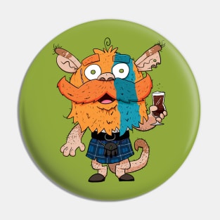 Scotch Ale Beer Monster Pin