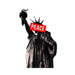 Statue of Liberty // PEACE design T-Shirt