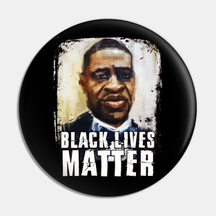 Rest in Power George Floyd - Black Lives Matter Pin