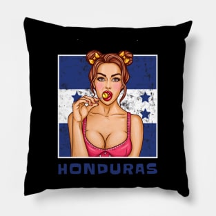 Proud Honduras Flag, Honduras gift heritage, Honduran girl Boy Friend Hondureño Catracha Pillow