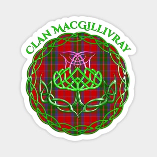 MacGillivray Scottish Tartan Celtic Thistle Magnet