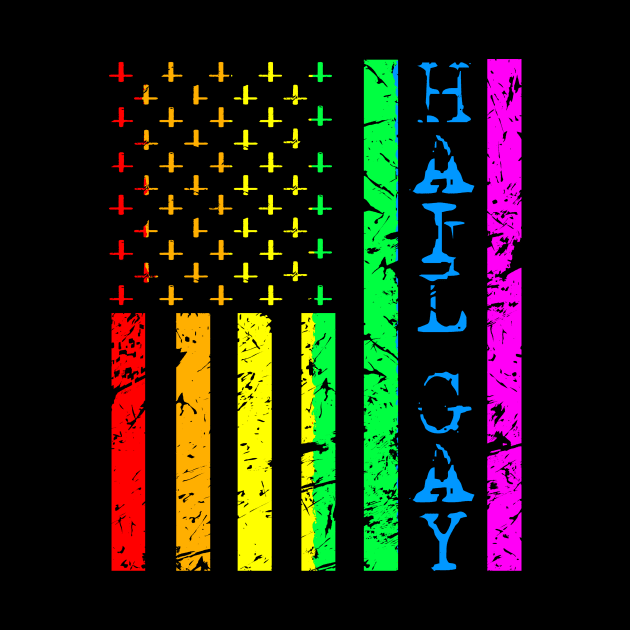 Hail Gay LGBT Satanic Flag by pa2rok