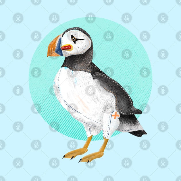 Cute puffin by mailboxdisco