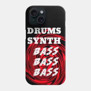 Drums Synth Bass, Music Producer Phone Case