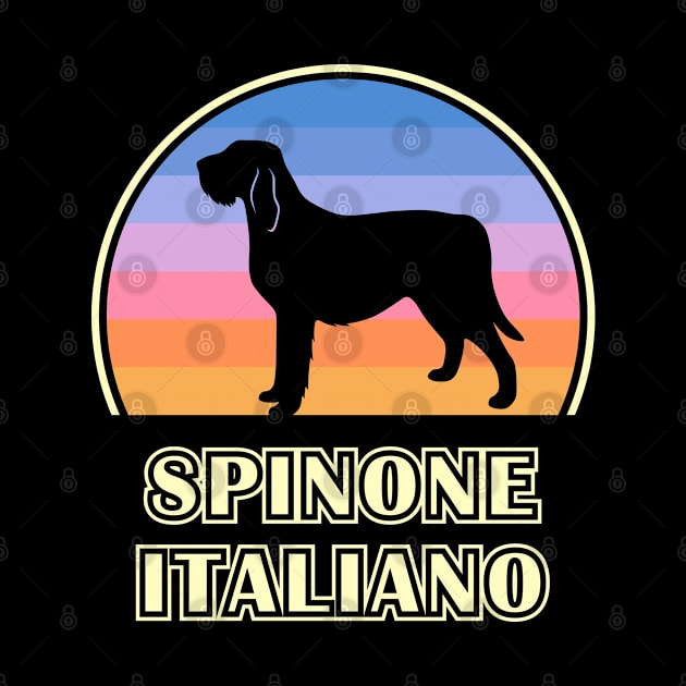 Spinone Italiano Vintage Sunset Dog by millersye