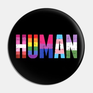 Human Lgbtq Gay Pride Ally Equality Pin