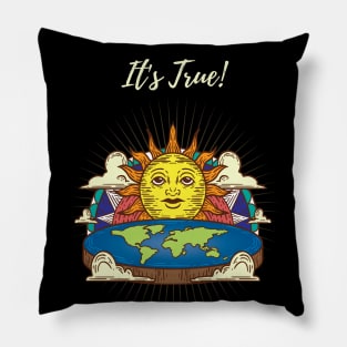 Flat Earther Pillow