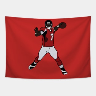 Michael Vick Throwback Atlanta Falcons NFL Tapestry