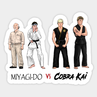The Karate Kid Stickers Teepublic