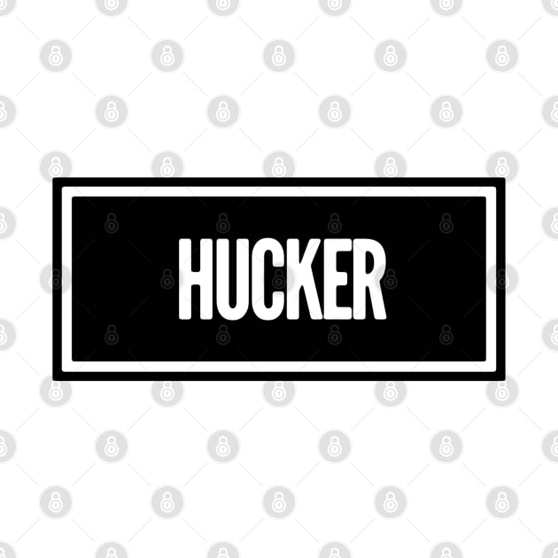 Hucker Bold Box Logo by Hucker Apparel