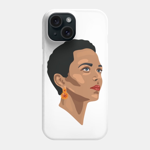 Girl portrait Phone Case by Olizabet shop