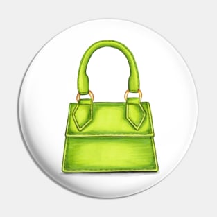 Green Cute Bag Pin