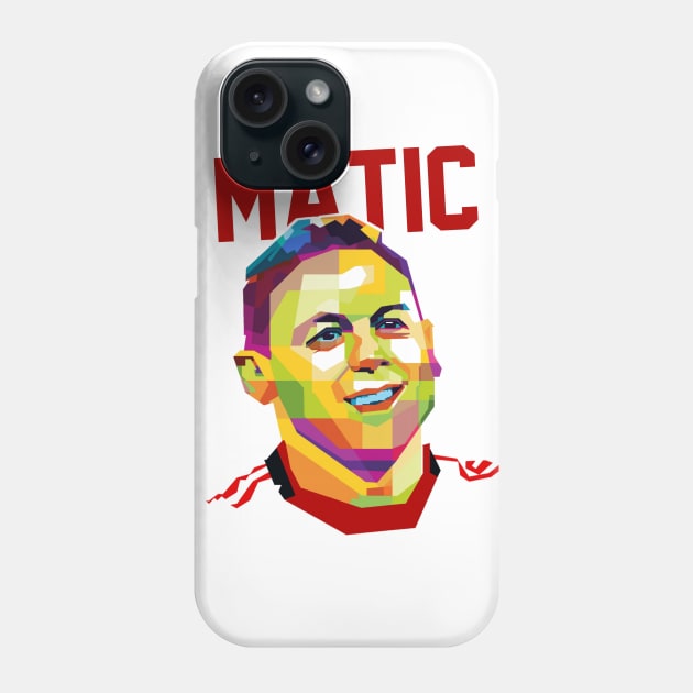 NEMANJA MATIC Phone Case by WPAP46