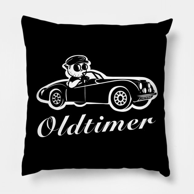 Oldtimer Pillow by SaraWired