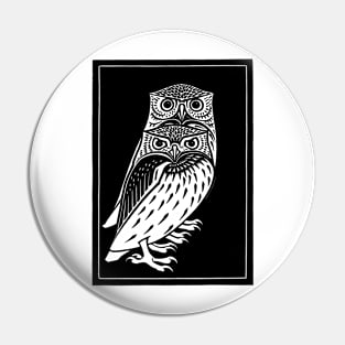 Two Owls Pin