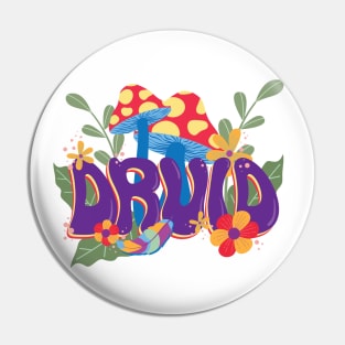 Groovy Druid Pin