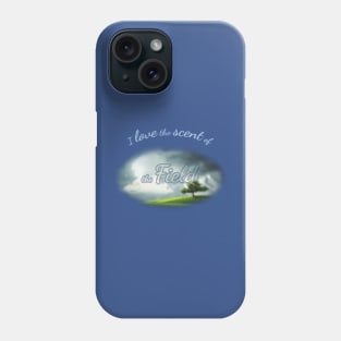 Stormy day in the field Phone Case