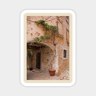 Covered Passageway in Rovinj, Croatia Magnet